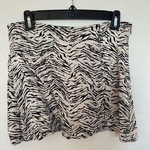 Zara Tiger Print Skort